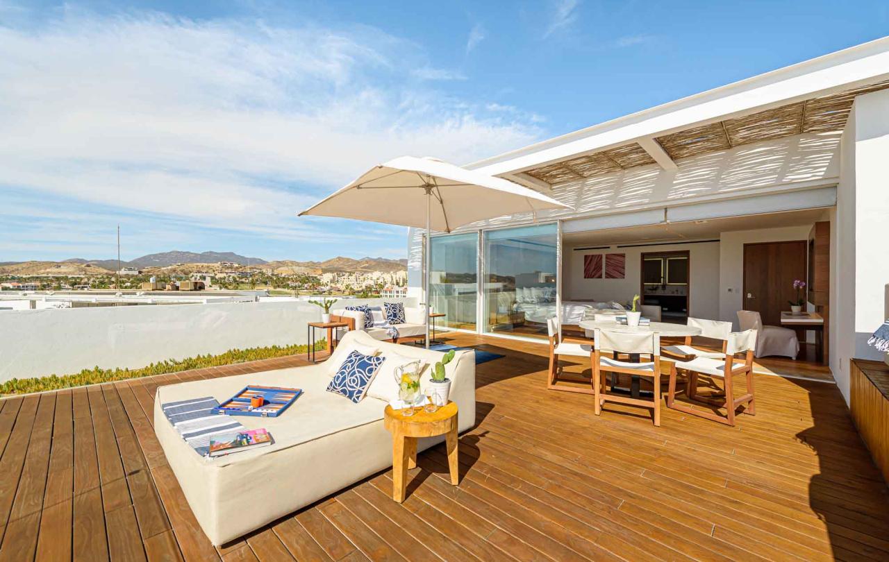 los cabos ocean view penthouse outdoor umbrella