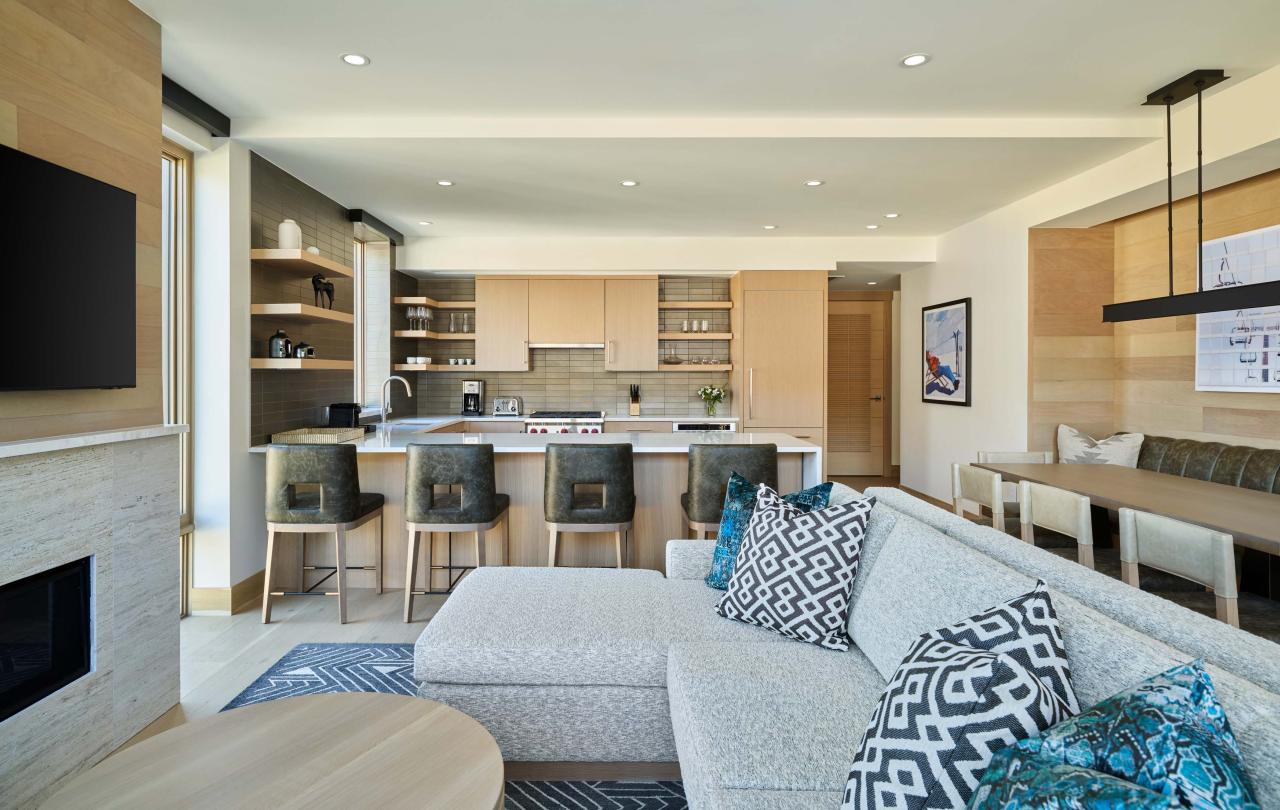 cirque two bedroom residence living area
