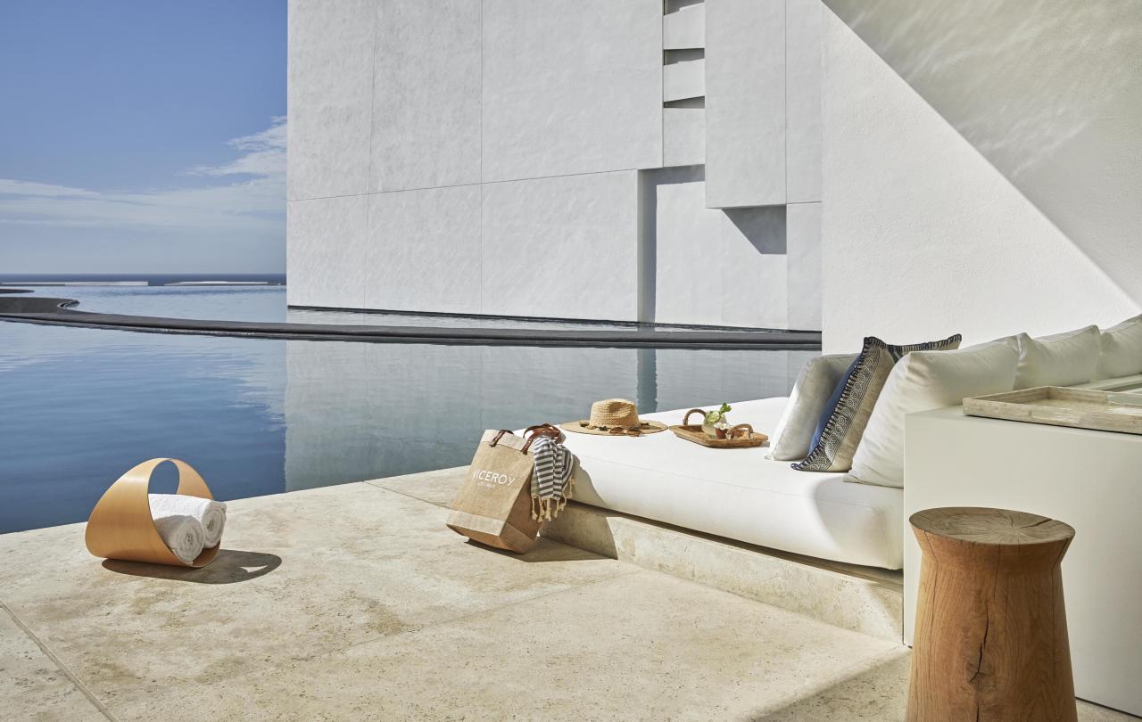 balcony lounge area of One Bedroom Suite