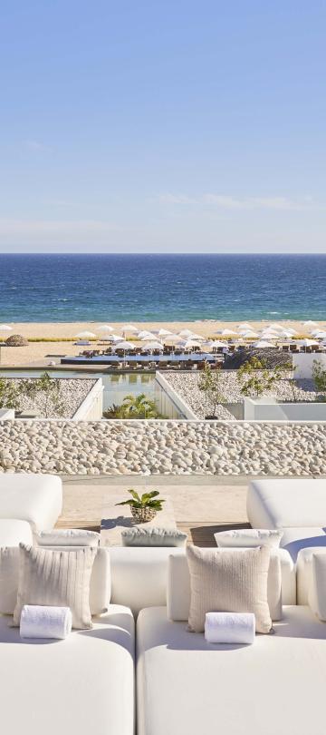 los cabos outdoor seating area for three bedroom casita