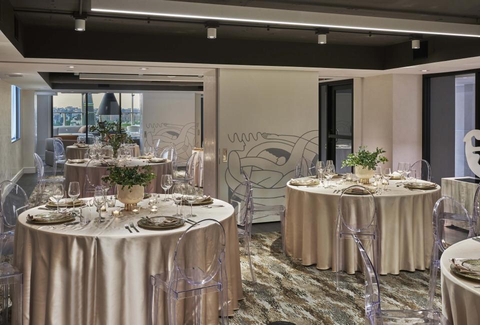 interior view of wedding venue